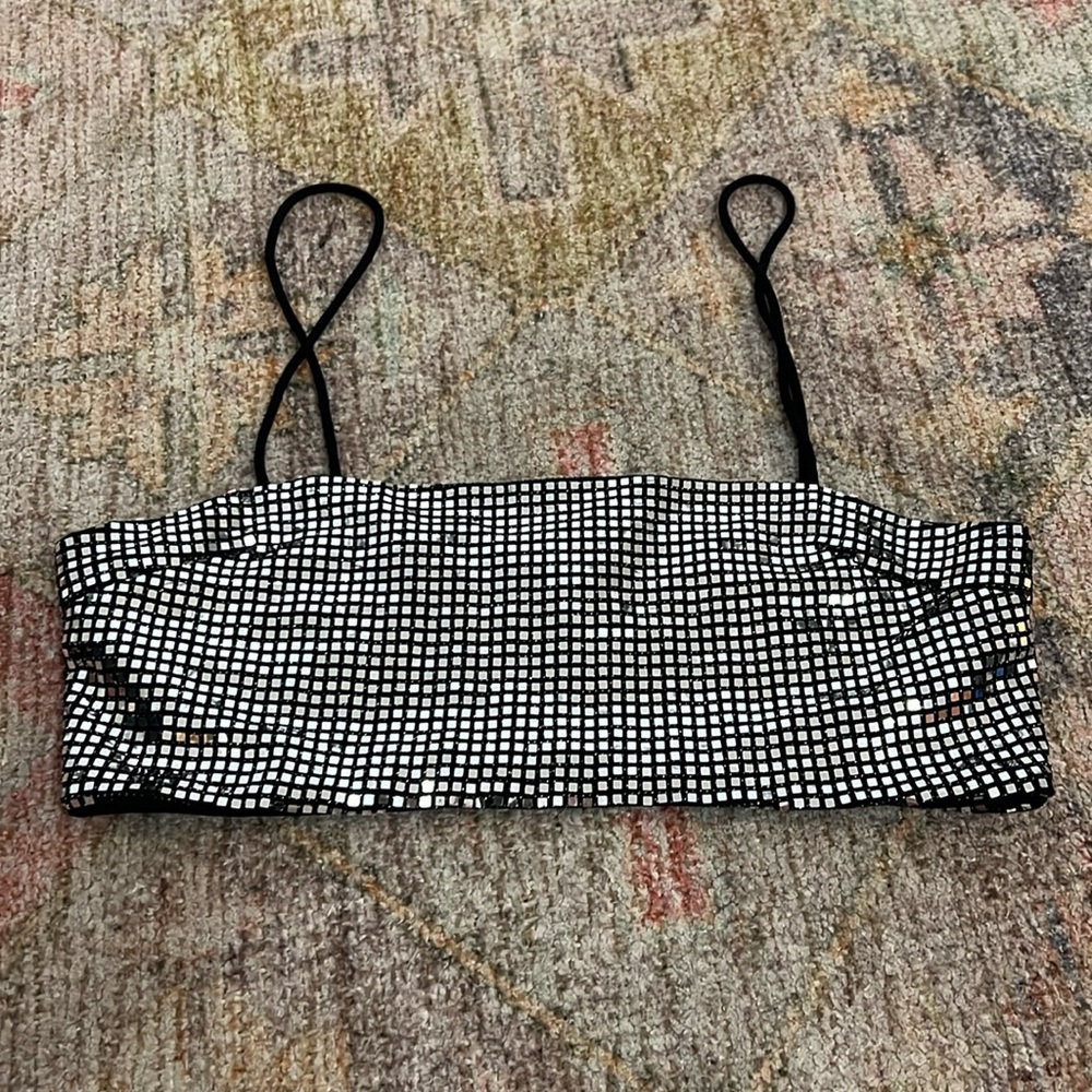 Princess Polly sequin top worn once